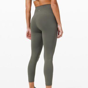 Lululemon Wunder Train 25" Grey Sage Leggings